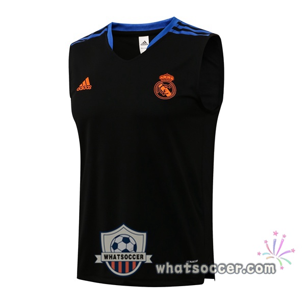 Real Madrid Black Soccer Vest 2021-2022