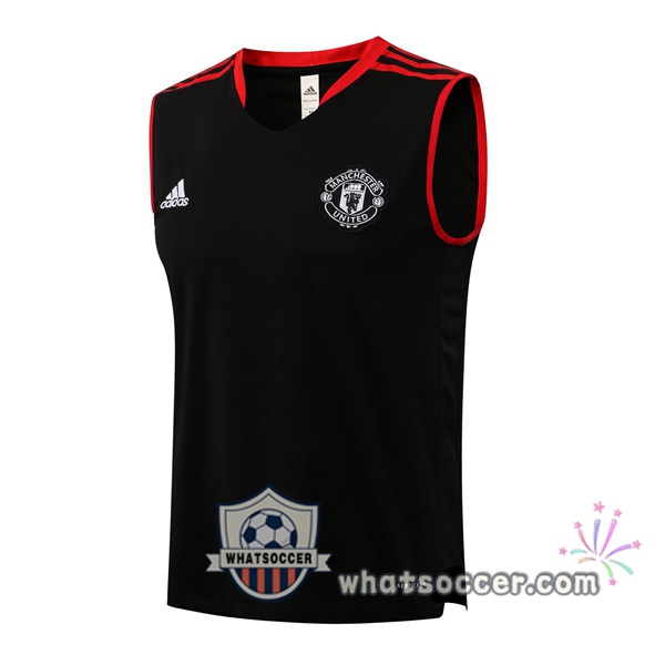 Manchester United Black Soccer Vest 2021-2022