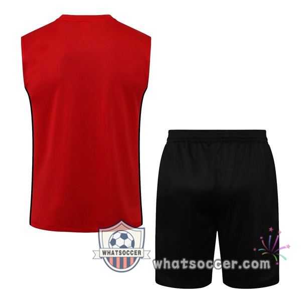 Arsenal + Shorts Red Soccer Vest 2021-2022
