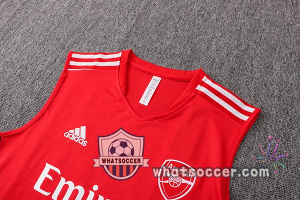 Arsenal + Shorts Red Soccer Vest 2021-2022