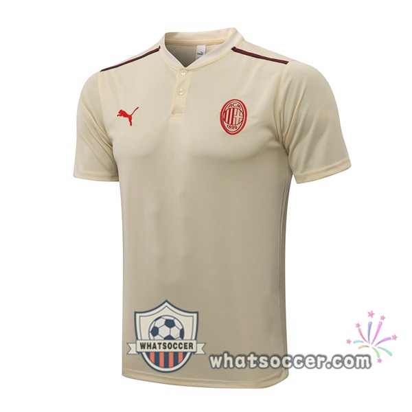 Training Polo AC Milan Yellow 2021-2022