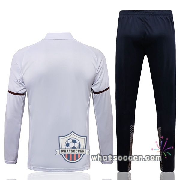 Manchester City White Tracksuit 2021-2022