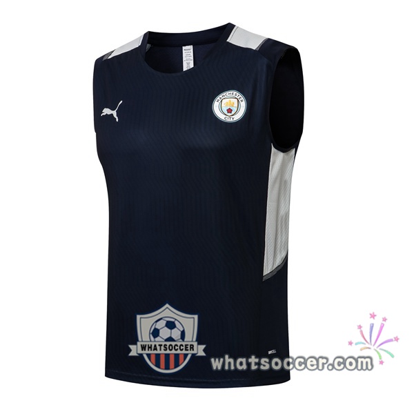Manchester City Blue Royal Soccer Vest 2021-2022