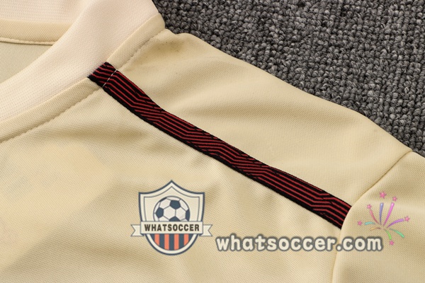 Training Polo AC Milan + Pants Yellow 2021-2022