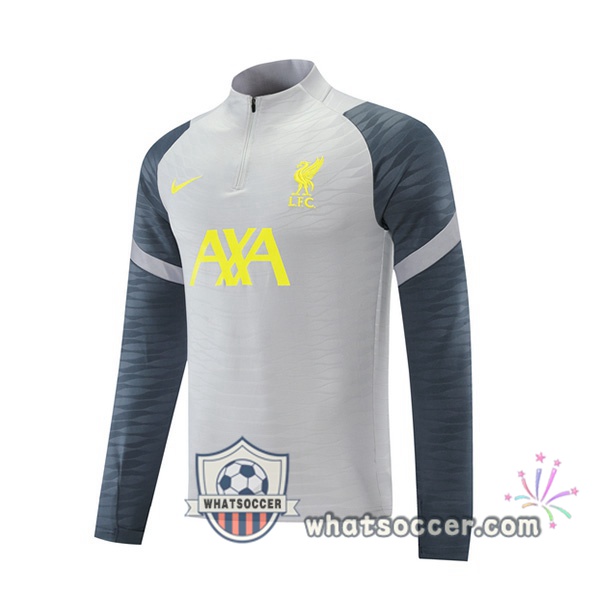 FC Liverpool Gray Soccer Sweater 2021-2022