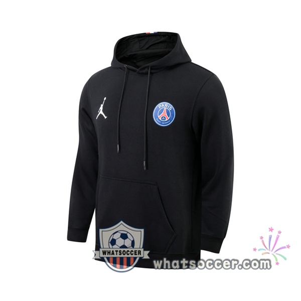 JORDAN Paris PSG Black Hooded Sweater 2021-2022