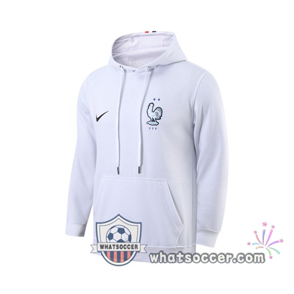 France White Hooded Sweater 2021-2022