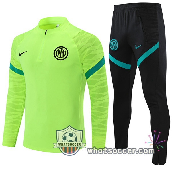 Inter Milan Green Tracksuit 2021-2022