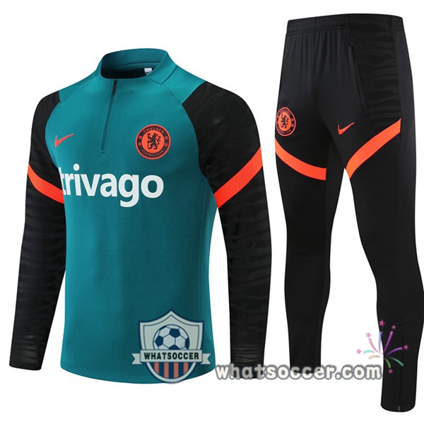 FC Chelsea Green Tracksuit 2021-2022