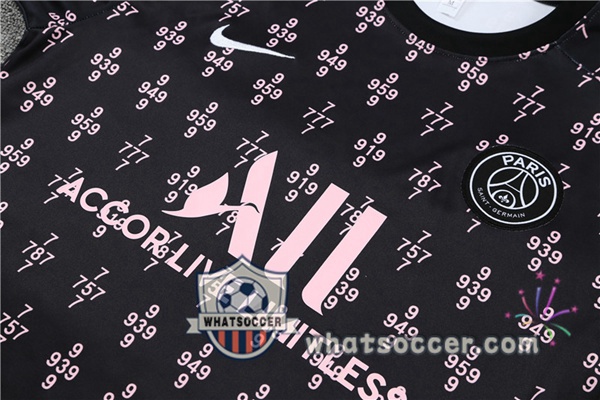 Paris PSG Black Rose Tracksuit 2021-2022