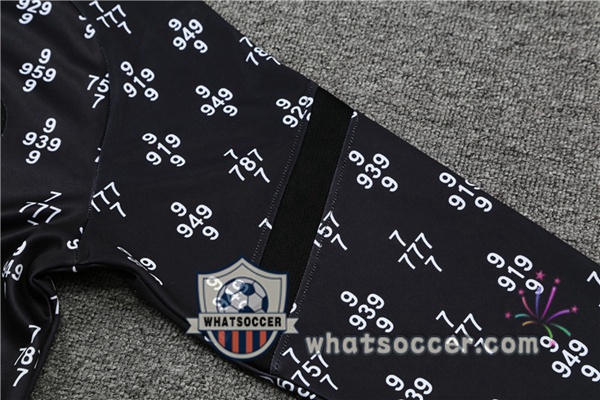 Paris PSG Black White Tracksuit 2021-2022