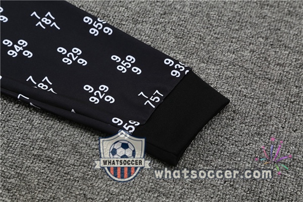 Paris PSG Black White Tracksuit 2021-2022