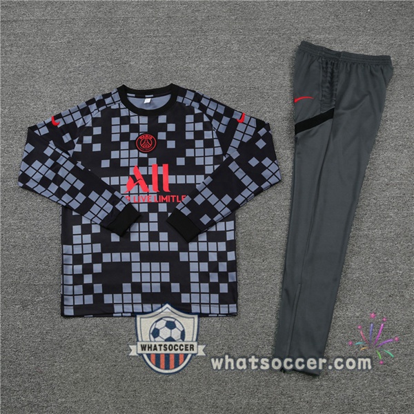 Paris PSG Gray Tracksuit 2021-2022