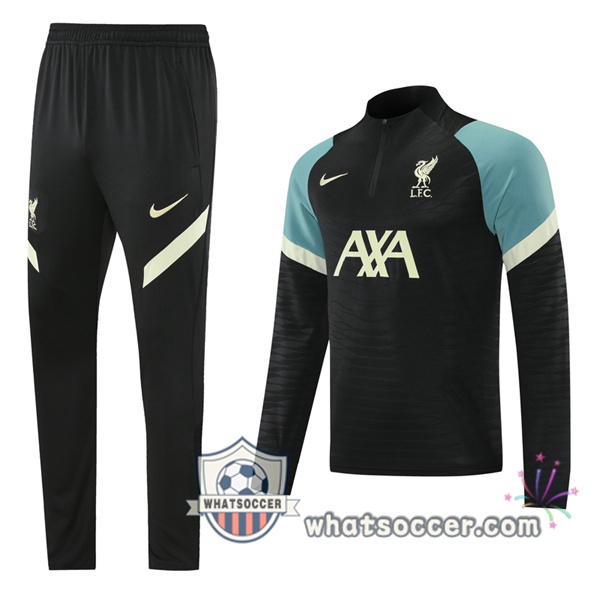 FC Liverpool Black Tracksuit 2021-2022