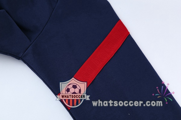 FC Barcelona Blue Hooded Jacket 2021-2022