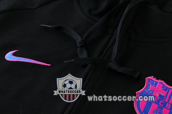 FC Barcelona Black Hooded Jacket 2021-2022