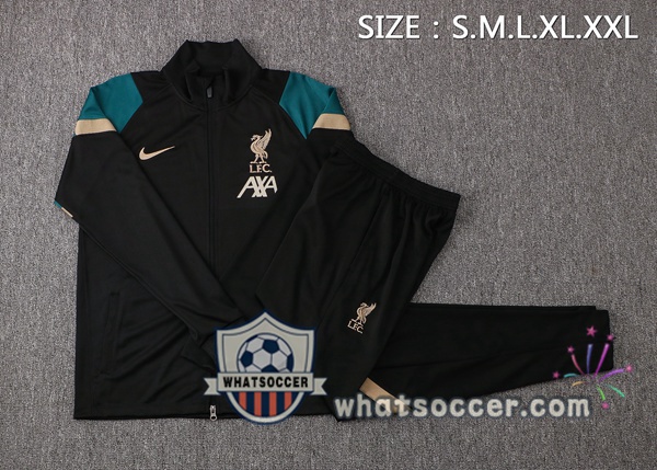 FC Liverpool Black Training Jacket 2021-2022