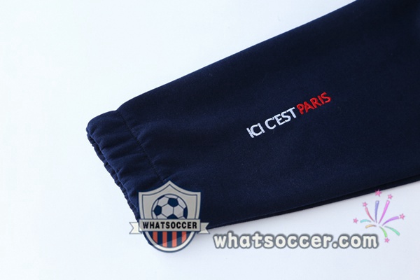 Paris PSG White Red Blue Hooded Jacket 2021-2022