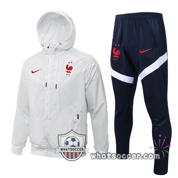 France White Hooded Jacket 2021-2022