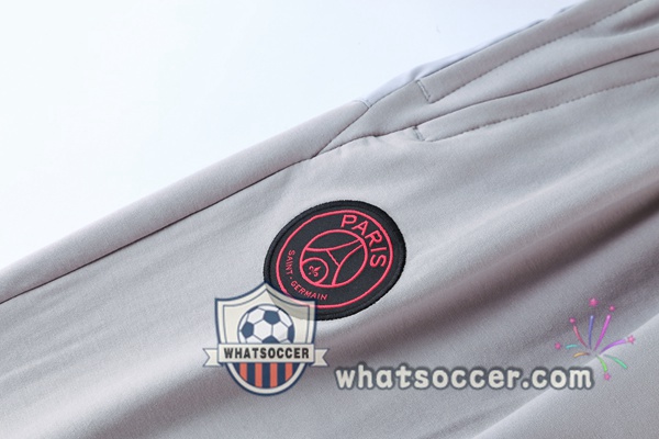 Paris PSG Gray Hooded Jacket 2021-2022