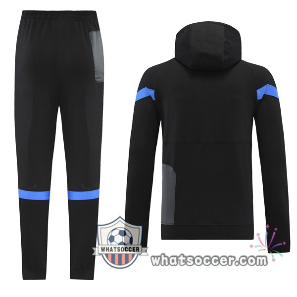 Inter Milan Black Hooded Jacket 2021-2022