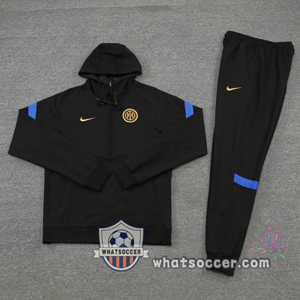 Inter Milan Black Hooded Jacket 2021-2022