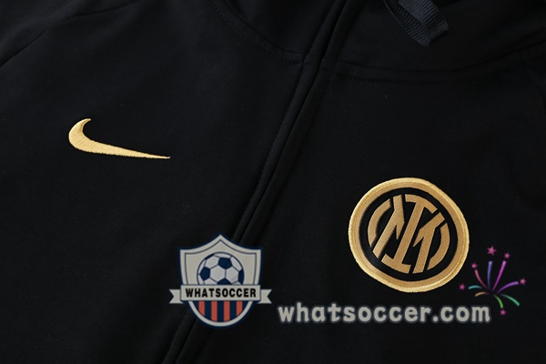 Inter Milan Black Hooded Jacket 2021-2022