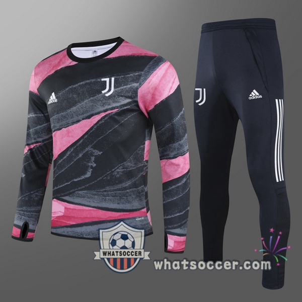 Juventus Kids Tracksuit Black Rose 2020-2021