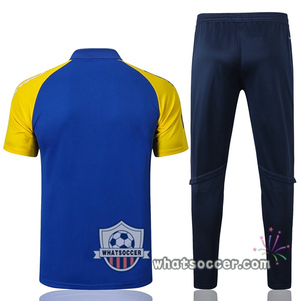 Training Polo Boca Juniors + Pants Blue Yellow 2020-2021