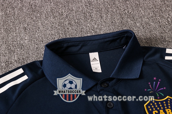 Training Polo Boca Juniors + Pants Blue Royal 2020-2021