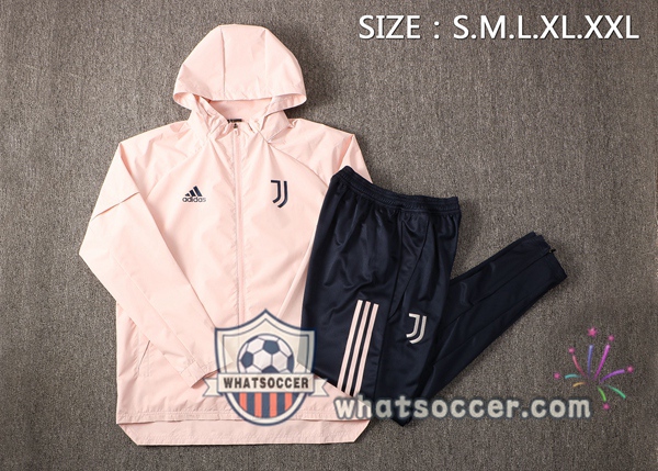 Juventus Rose Windbreaker Hoodie 2020-2021