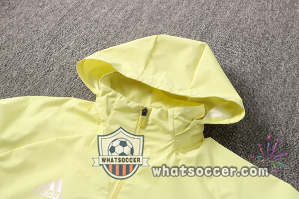 Arsenal Yellow Windbreaker Hoodie 2020-2021