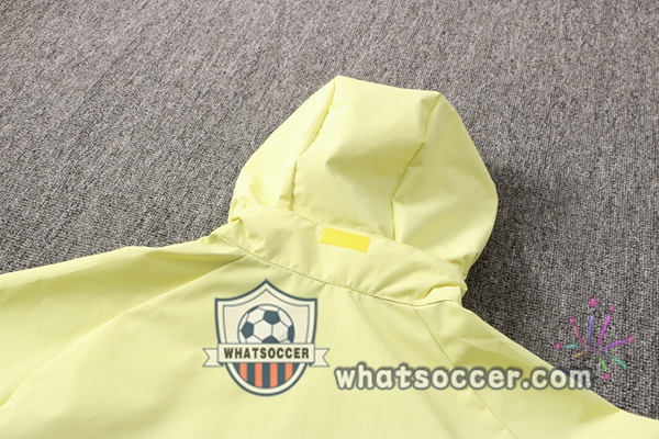 Arsenal Yellow Windbreaker Hoodie 2020-2021
