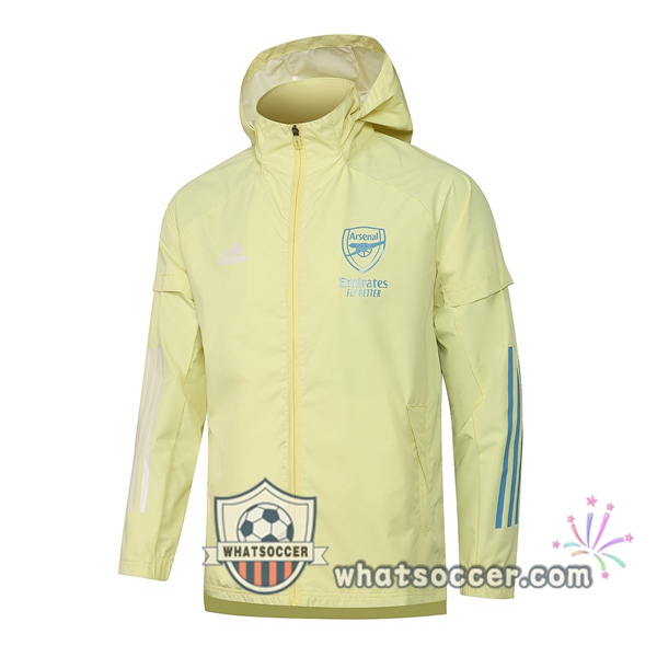 Arsenal Yellow Windbreaker 2020-2021