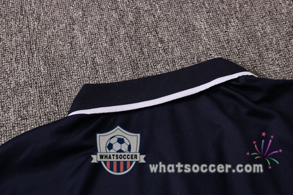 Training Polo Manchester City + Pants Blue Royal 2020-2021