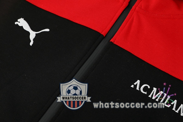 AC Milan Black Red Hooded Jacket 2020-2021