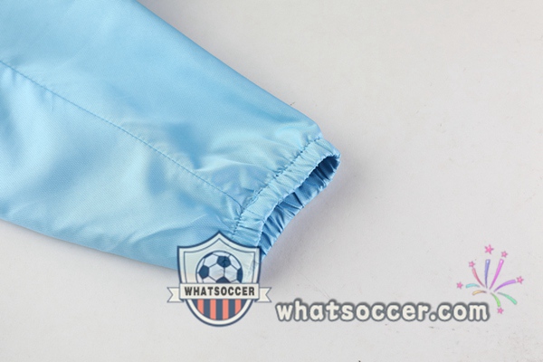 Manchester City Blue Windbreaker Hoodie 2020-2021