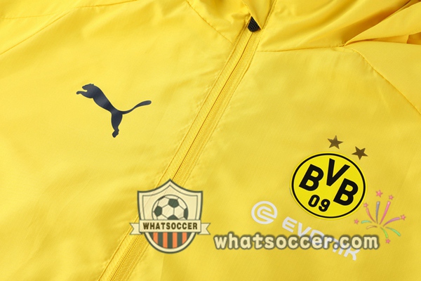 Dortmund BVB Yellow Windbreaker Hoodie 2020-2021