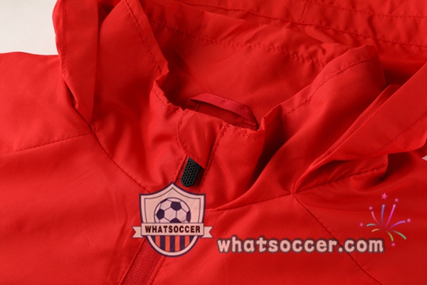 AC Milan Red Windbreaker Hoodie 2020-2021