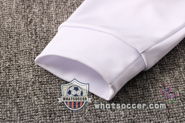 Manchester City White Blue Windbreaker Hoodie 2020-2021