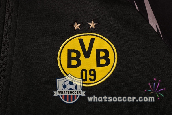 Dortmund BVB Black Windbreaker Hoodie 2020-2021