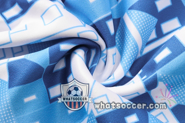 Marseille OM White Blue Windbreaker Hoodie 2020-2021