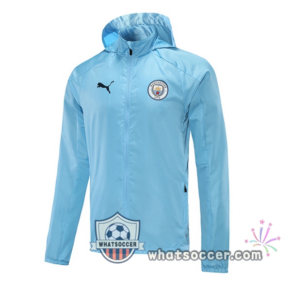 Manchester City Blue Windbreaker 2020-2021