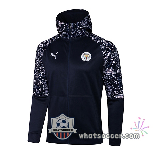 Manchester City Blue Royal Windbreaker 2020-2021