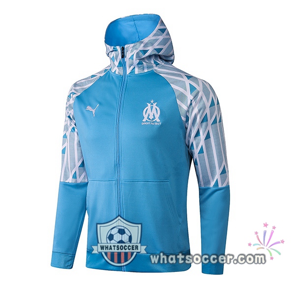 Marseille OM Blue Windbreaker 2020-2021