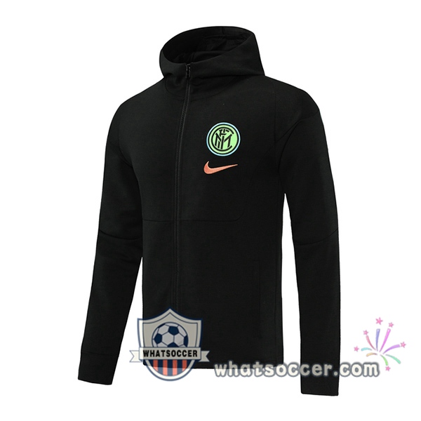 Inter Milan Black Hooded Sweater 2020-2021