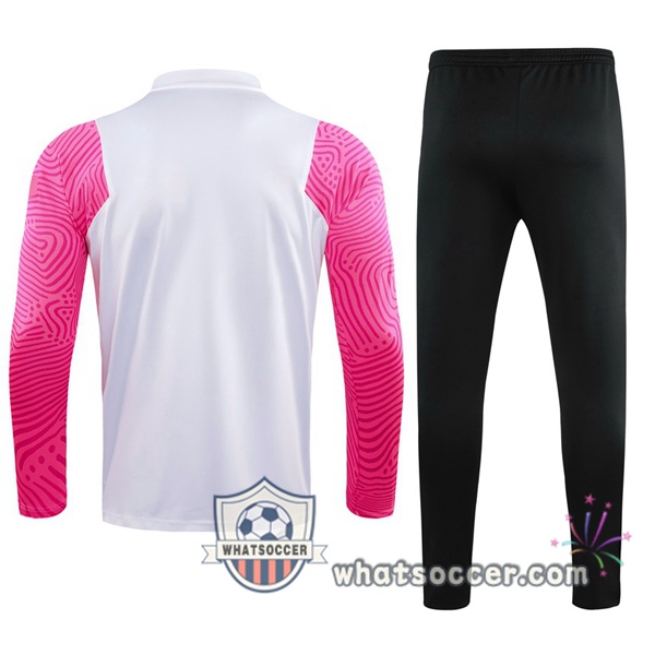 Paris PSG White Rose Tracksuit 2020-2021