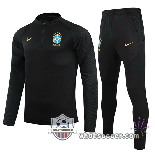 Brazil Black Tracksuit 2020-2021