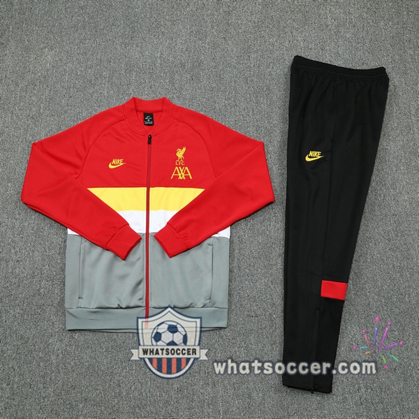FC Liverpool Red Gray Training Jacket 2020-2021