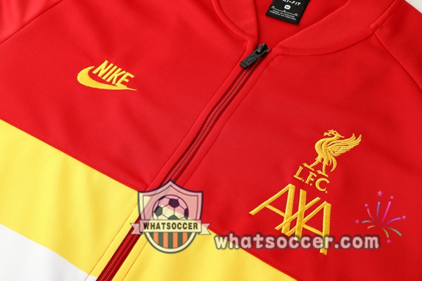 FC Liverpool Red Gray Training Jacket 2020-2021
